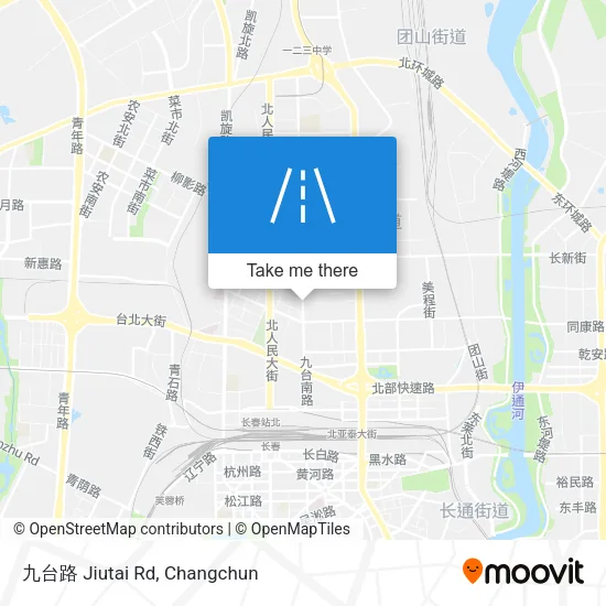 九台路 Jiutai Rd map