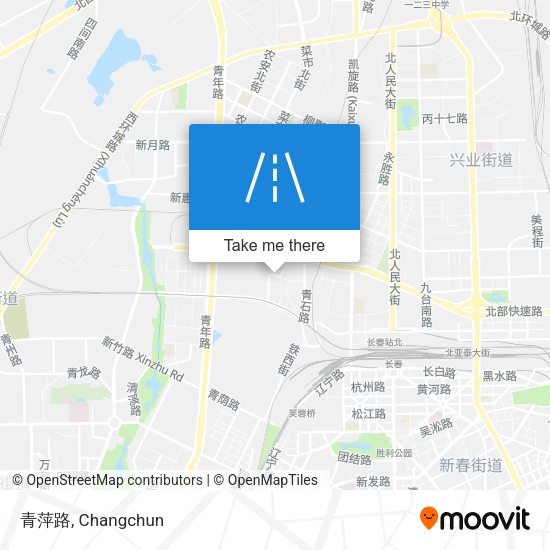 青萍路 map