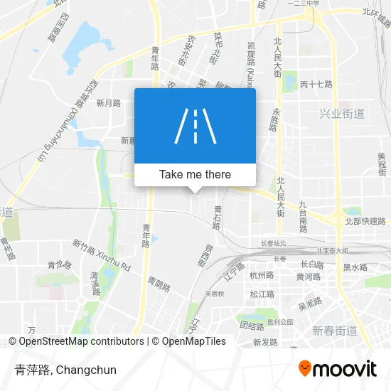 青萍路 map