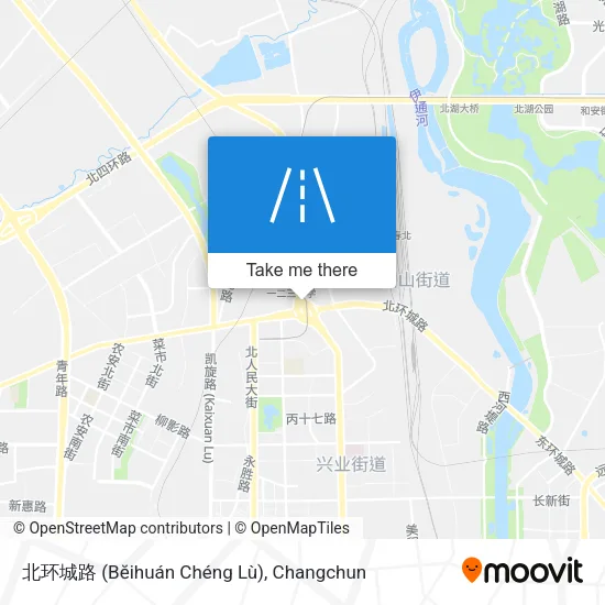 北环城路 (Bĕihuán Chéng Lù) map