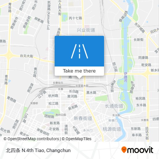 北四条 N.4th Tiao map