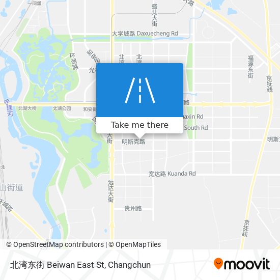 北湾东街 Beiwan East St map