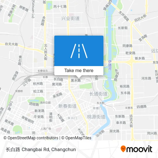 长白路 Changbai Rd map
