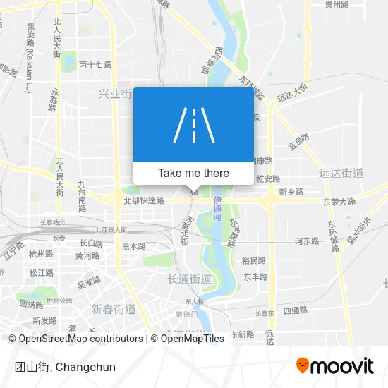 团山街 map