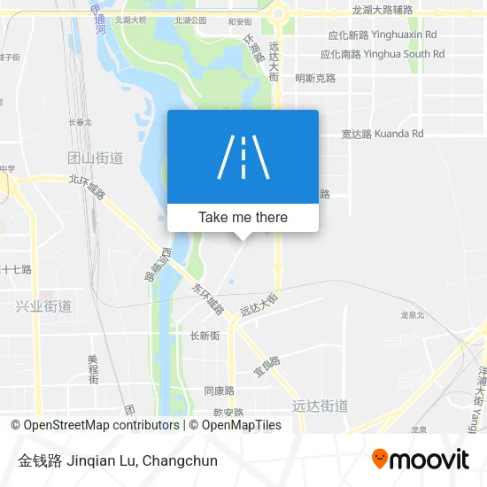 金钱路 Jinqian Lu map