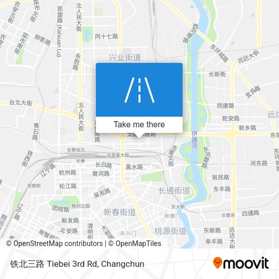 铁北三路 Tiebei 3rd Rd map
