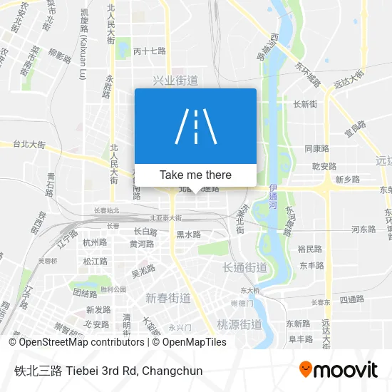 铁北三路 Tiebei 3rd Rd map