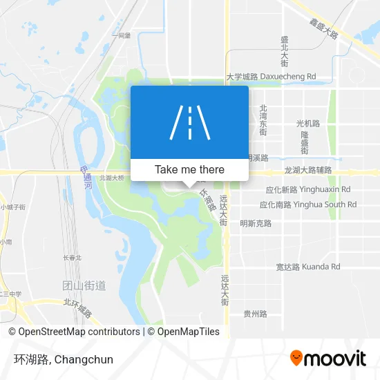 环湖路 map