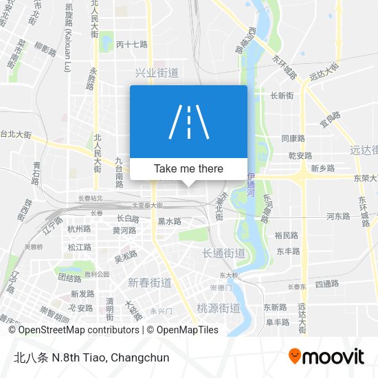 北八条 N.8th Tiao map