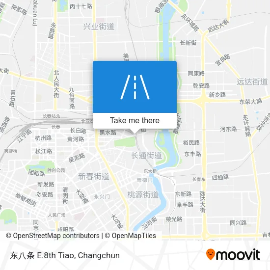 东八条 E.8th Tiao map