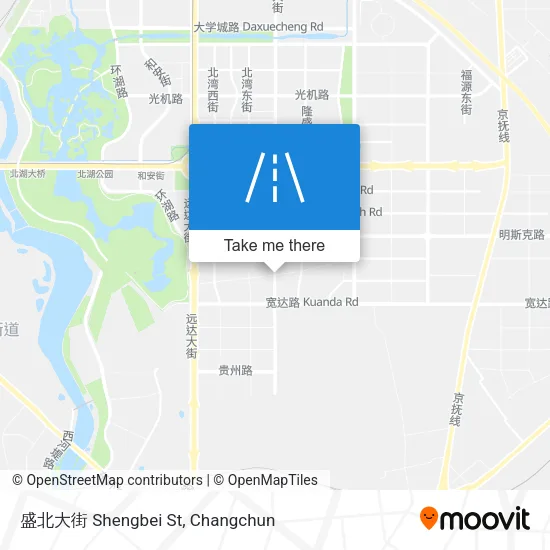 盛北大街 Shengbei St map