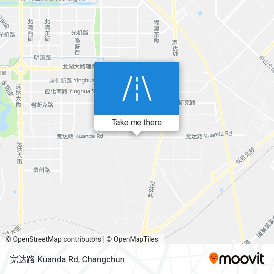 宽达路 Kuanda Rd map