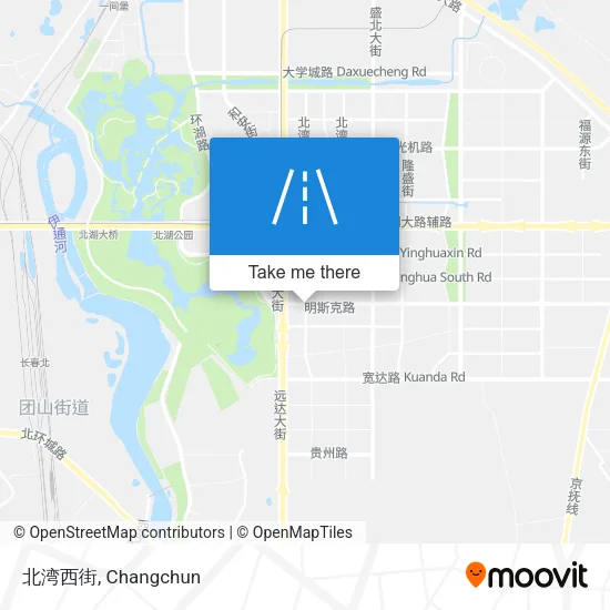 北湾西街 map