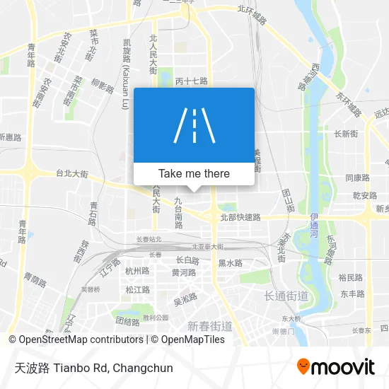 天波路 Tianbo Rd map