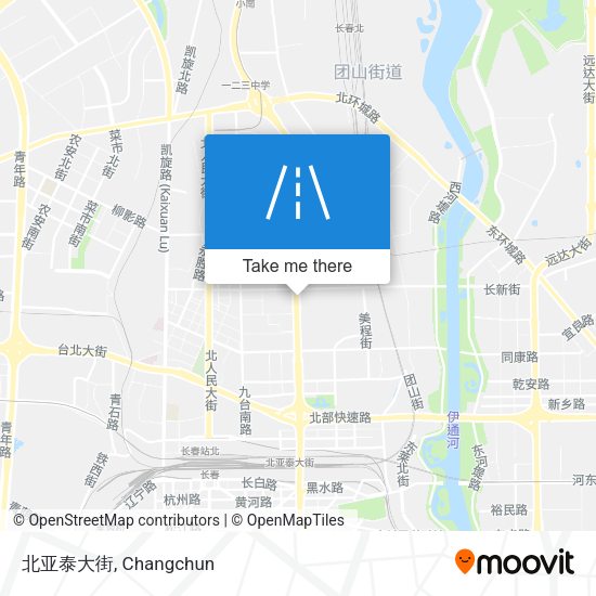 北亚泰大街 map