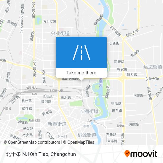 北十条 N.10th Tiao map