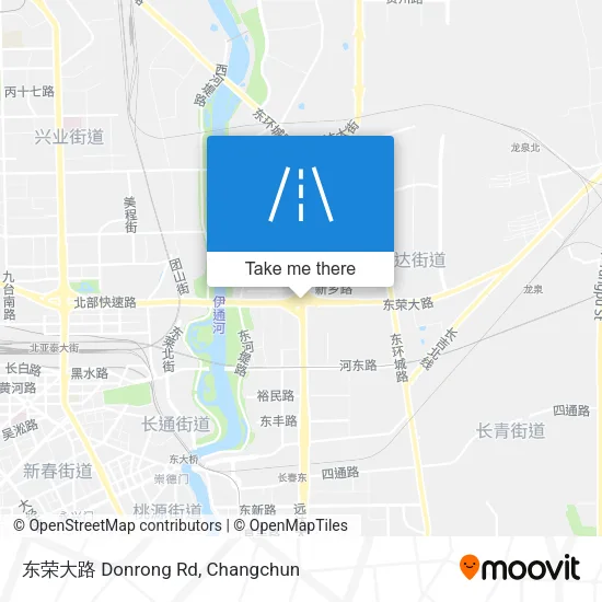 东荣大路 Donrong Rd map