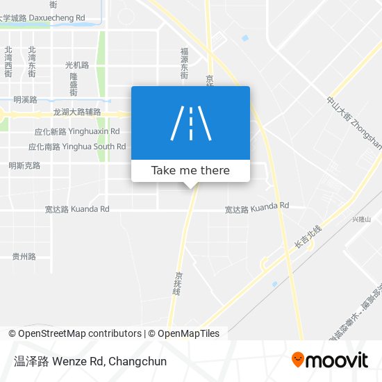 温泽路 Wenze Rd map