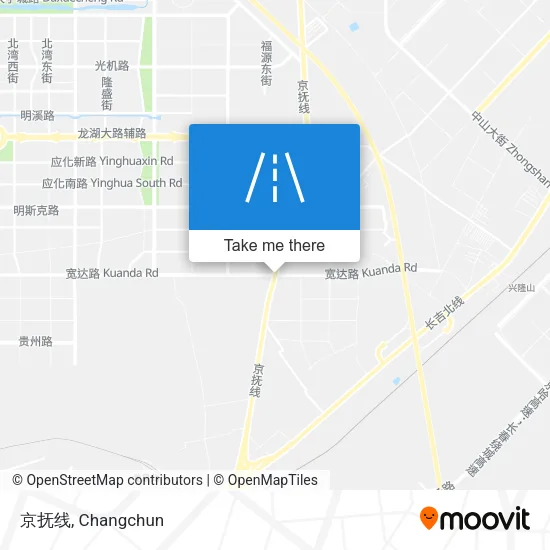 京抚线 map