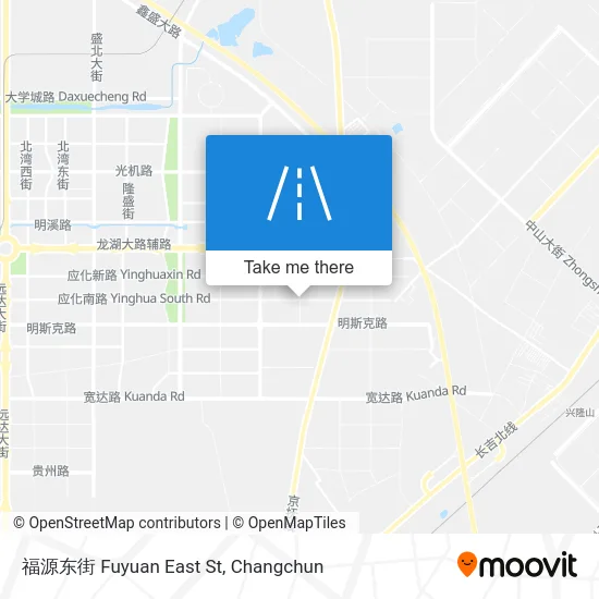 福源东街 Fuyuan East St map
