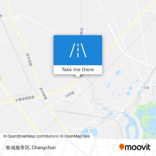 春城服务区 map