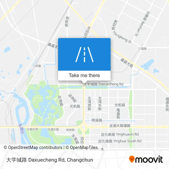 大学城路 Daxuecheng Rd map