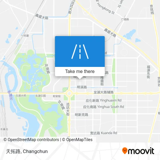 天拓路 map