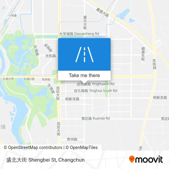 盛北大街 Shengbei St map