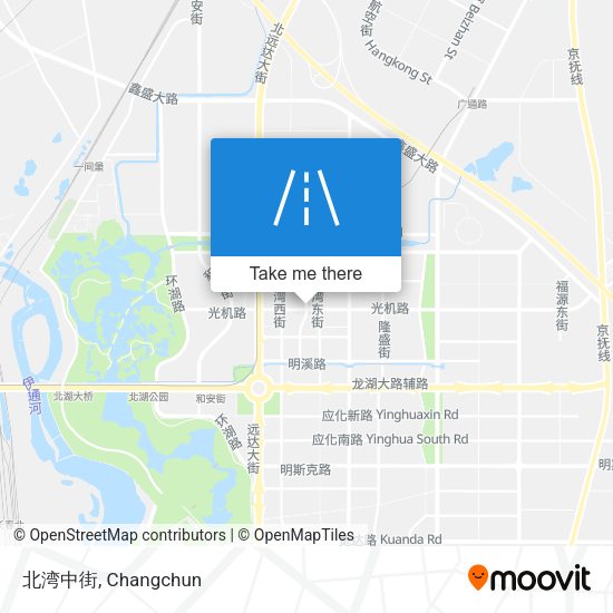 北湾中街 map