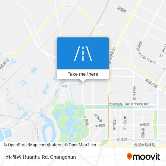 环湖路 Huanhu Rd map