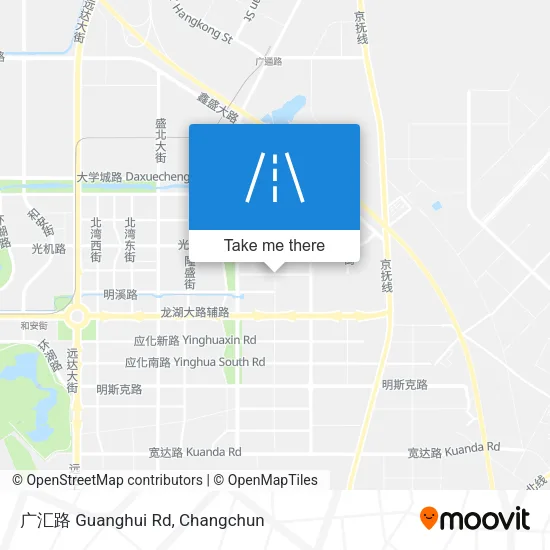广汇路 Guanghui Rd map