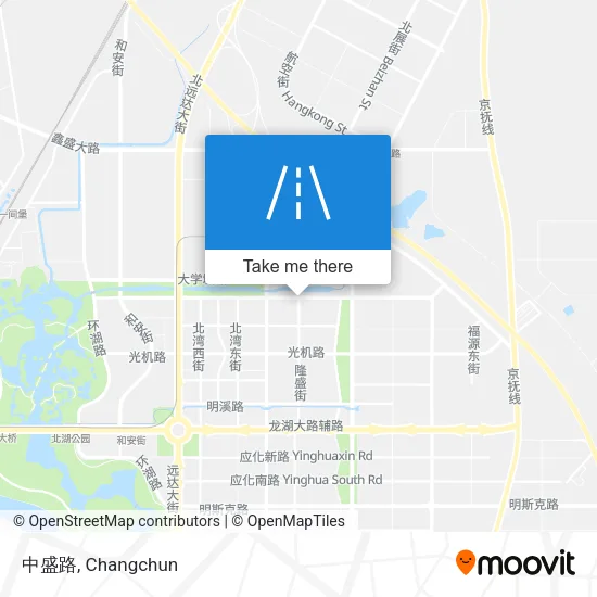 中盛路 map