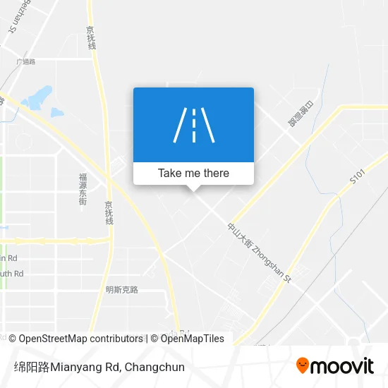 绵阳路Mianyang Rd map