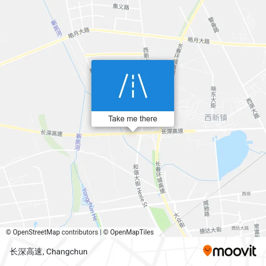 长深高速 map