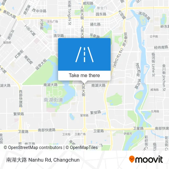 南湖大路 Nanhu Rd map