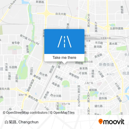 白菊路 map