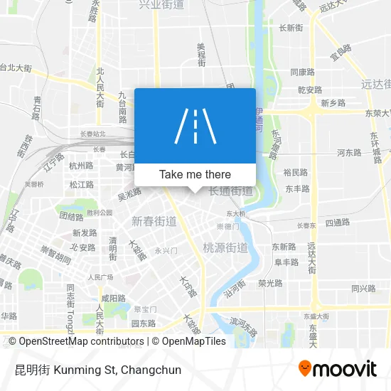 昆明街 Kunming St map