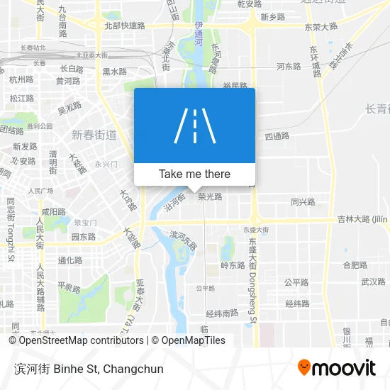 滨河街 Binhe St map