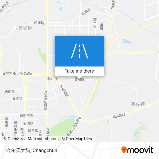 哈尔滨大街 map