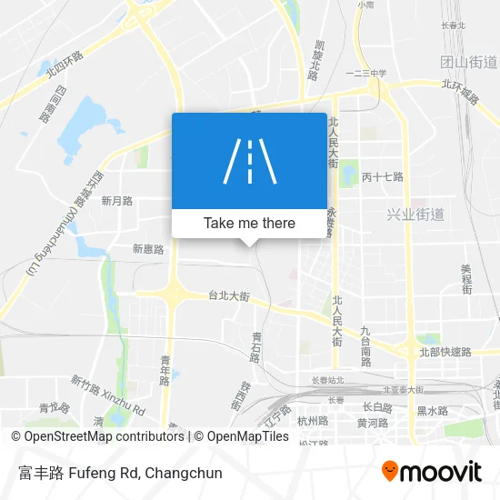 富丰路 Fufeng Rd map