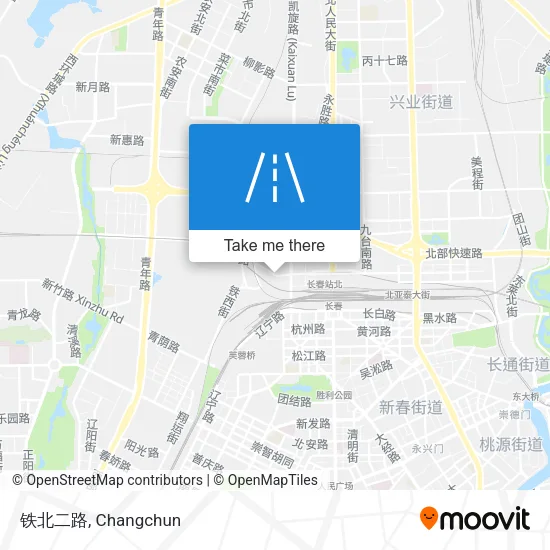 铁北二路 map