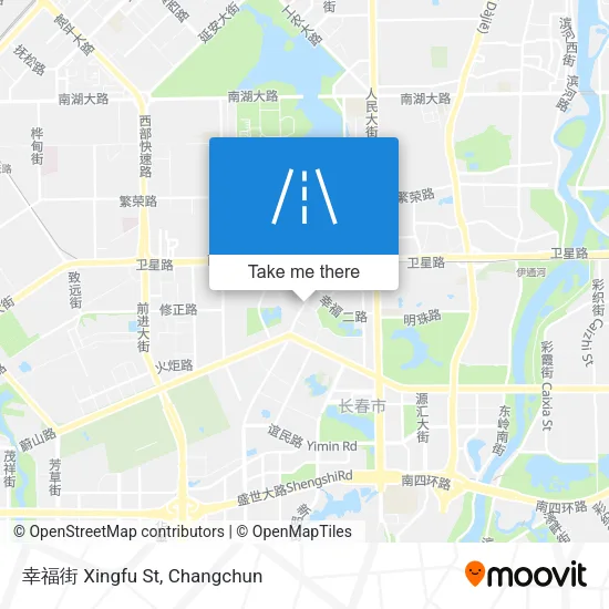幸福街 Xingfu St map