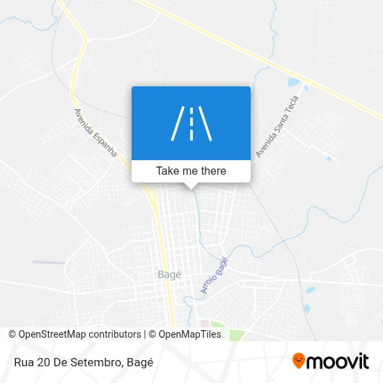 Rua 20 De Setembro map