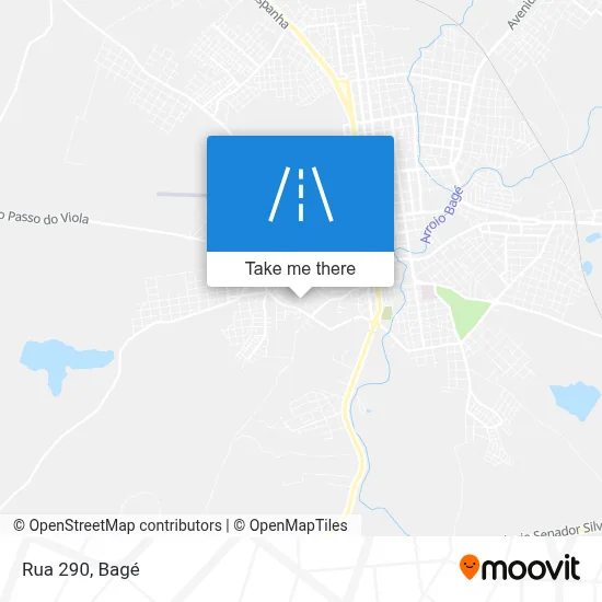 Rua 290 map