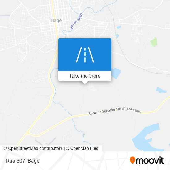 Rua 307 map