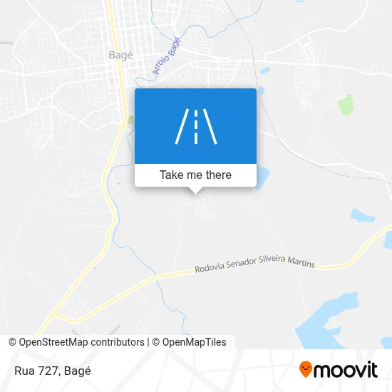 Rua 727 map
