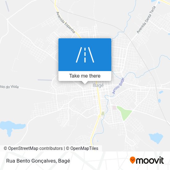Rua Bento Gonçalves map