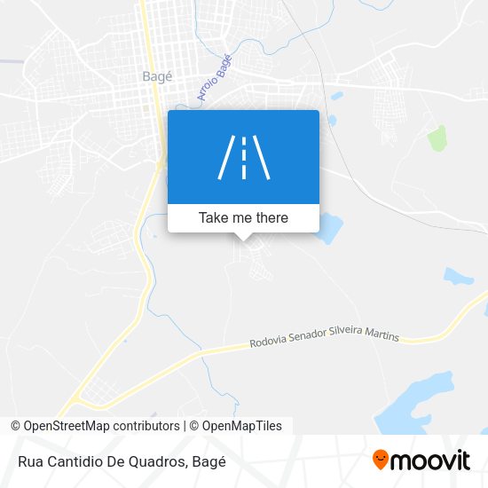 Rua Cantidio De Quadros map