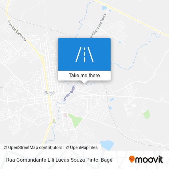Rua Comandante Lili Lucas Souza Pinto map