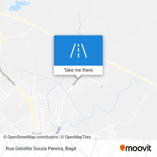 Rua Getútlio Souza Pereira map